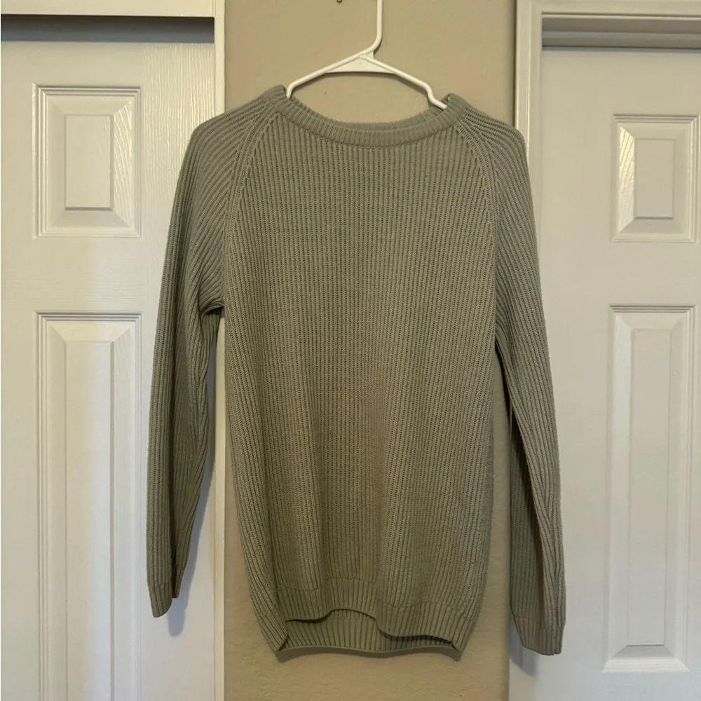 ASOS Light Gray Ribbed Sweater - Picture 1 of 3